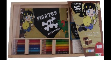 Multiprint Piraten Kleurset 19-delig