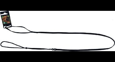 Nylon showlijn 0.8 cm x 130 cm, zwart.