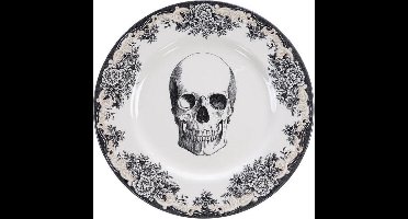 Tokyo Design Studio - Skull Design Bald Skull Plate - Dinerbord - 28x2.3cm
