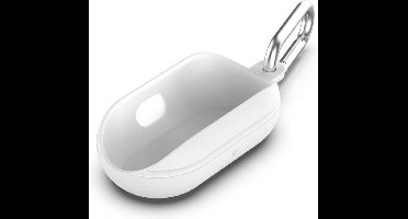 KELERINO. Hoesje geschikt voor Samsung Galaxy Buds - Half Open - Wit