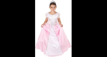 Vegaoo - Roze en witte prinsessen kostuum voor meiden