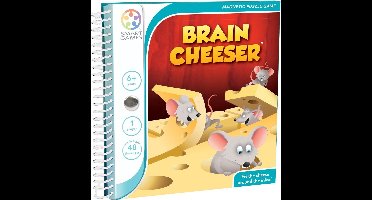 SmartGames - BrainCheeser - 48 opdrachten - magnetisch reisspel - muizen en kaas