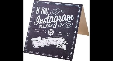 Feestdecoratie - Vintage - Instagram Sign (5 stuks)