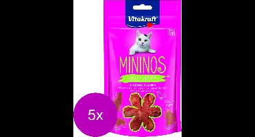 Vitakraft Mininos Jolly Jerky - Kattensnack - Eend - 5 x 40 g