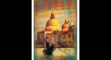 Clementoni 37037 Puzzel Venezia met Houteffect 500 stukjes