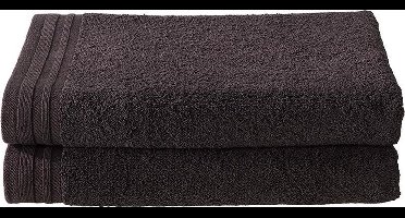 De Witte Lietaer Douchelaken Imagine Fudge Brown - 70 x 140 cm - 2 stuks - Bruin - Katoen