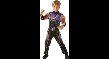 Rubies - Hawkeye Kostuum Kind - Paars, Bruin, Zwart - Maat 128 - Carnavalskleding - Verkleedkleding