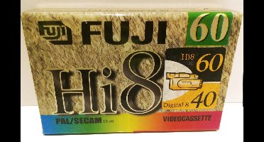 FUJI Hi8 cassette 60 minuten ME Postition Hi-8 Tape