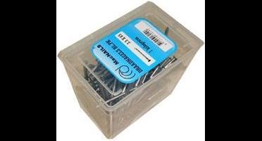 Draadnagels blank platkop 5.0x110mm