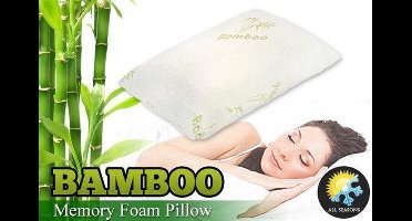 Bamboo Kussen 2 Stuks - Wit Bamboe