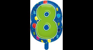 Folat - Folieballon - Shape - 8 - Zonder vulling - 56cm