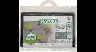 Nature - Kweekfolie voor sla - 0,95 x 5m - Zwart - uv-bestendig - groeifolie