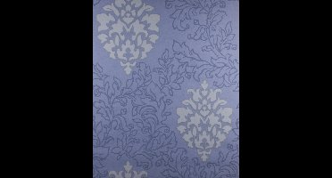 Dutch Wallcoverings Schuimvinylbehang damast - lavendel