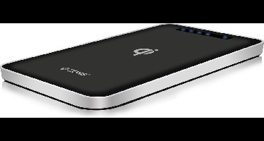 ZENS power bank met Qi draadloze laadfunctie - zwart