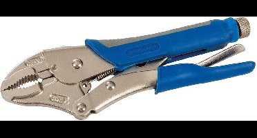 Silverline Zelfvergrendelende griptang - softgrip handvat - 250 mm - chroom vanadium staal