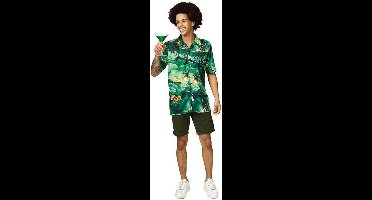 Hawaii blouse groen - Maat 54