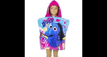 Disney Finding Dory - Dory en Nemo - Badponcho - Poncho - Roze - 50 x 100 cm - katoen
