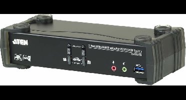 ATEN CS1922M 2-poorts USB 3.0 4K DisplayPort MST KVM switch