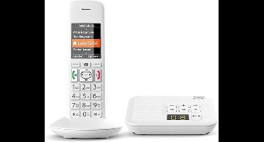 GIGASET E370A DECT draadloze telefoon met ANTWOORDAPPARAAT. Ook geschikt voor SLECHTHORENDEN (HAC)