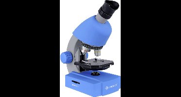 Bresser Junior Microscoop – 40x640x – Blauw – Incl. Accessoirespakket – Voor Transparante Preparaten