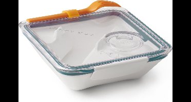 Black&Blum - Appetit Lunchox - Vierkant Wit- Ocean