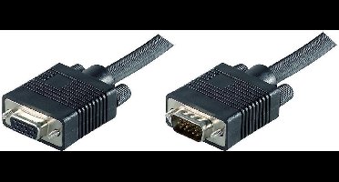 Microconnect MONGH10B 10m VGA (D-Sub) VGA (D-Sub) Zwart VGA kabel