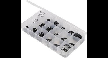 Silverline O-ring assortiment 225-delig assortiment