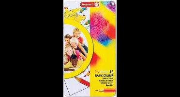 Kleurpotloden Bruynzeel in Metalen Etui