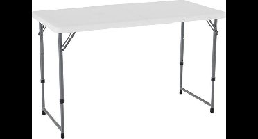 Lifetime Kevin tafel - Wit - Opvouwbaar - 122x61x91 cm