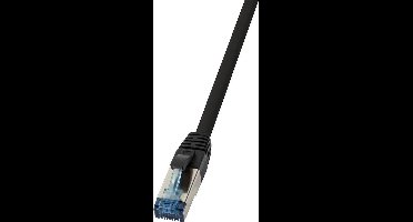 LogiLink CQ6055S netwerkkabel 2 m Cat6a S/FTP (S-STP) Zwart