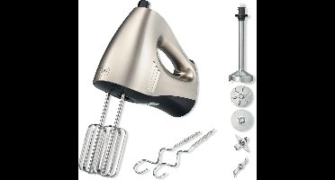 Solis Hand & Stickmixer 8371 Handmixer en Staafmixer - Inclusief Accessoires - Zilver