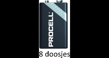 8X Procell Alkaline 9V/6LR61 10 pack -