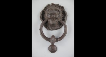 Maddeco - Gietijzeren - deurklopper - leeuw - kegel - gietijzer