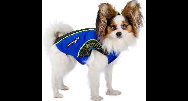 hondenjas Equipe 25 cm polyester blauw/zwart