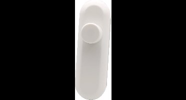 EcoDim - LED Snoerdimmer - ECO-DIM.08 - Fase Afsnijding RC - Enkel Knop - 0-50W - Wit