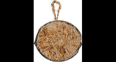 Zolux halve kokosnoot met vet en meelwormen