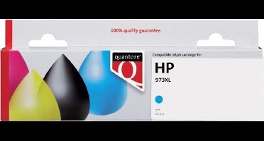 Inktcartridge quantore hp 973x f6t81cn blauw | 1 stuk