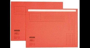 Quantore Vouwmap - Ongelijk Folio - Rood