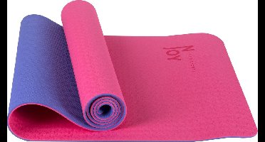 Njoy Your Sports Sportmat - Yogamat - Fitnessmat - Fitness - Antislip - Roze - Paars - 183 x 61 x 0.6 cm