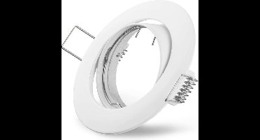 Inbouwspot GU10 wit kantelbaar | zaagmaat 75mm