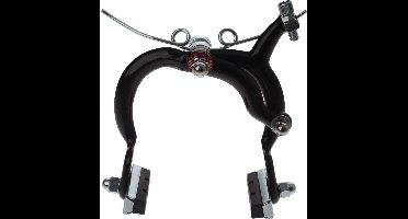 Alhonga Sidepull remset - voor fiets - achter - zwart - hangverpakking