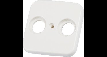 Busch Coax Centraalplaat S1 - Wit