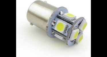 BA15S LED 8-SMD ROOD 5050 - 12V LED lamp