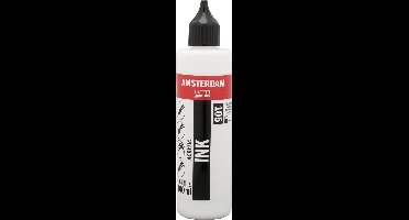 Amsterdam Acrylic Ink flacon 100ml acrylinkt - 105 - Titaanwit - dekkend