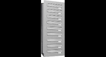 Inbouwbrievenbus 9 personen adressen RVS