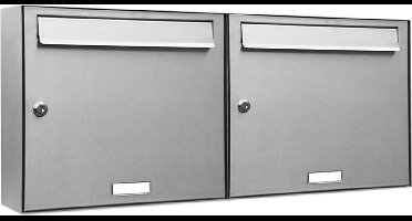 Brievenbus 1x2 personen adressen