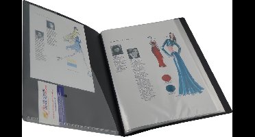 EXXO-HFP #14167 - Presentatie A4 Show Album 10 Tassen - Zwart - 2 Stuks