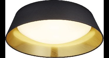 REALITY PONTS - Plafondlamp - Zwart - incl. 1x SMD 18 W - Plafondbevestiging
