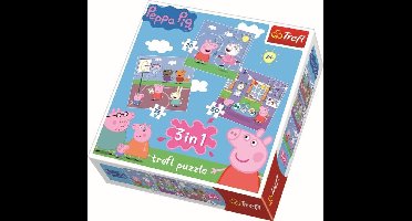 Peppa Pig Puzzel 3 in 1 - Spelen op school
