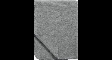 Meyco Baby Uni ledikant deken - geweven - grey - 100x150cm - 1.0 TOG